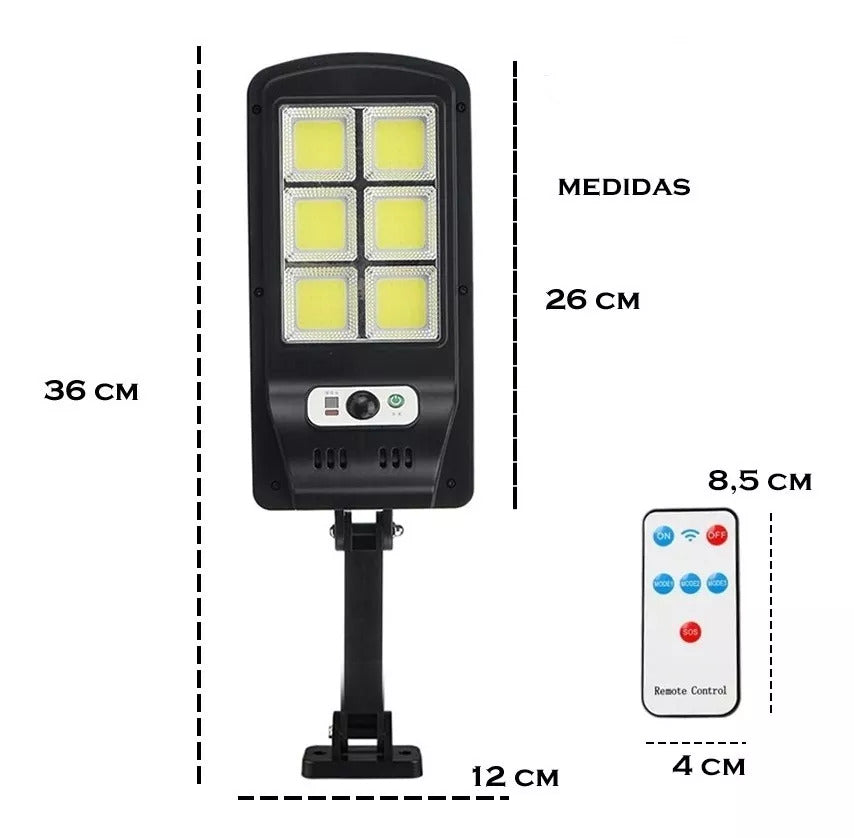 Pack 2 Foco Solar Exterior