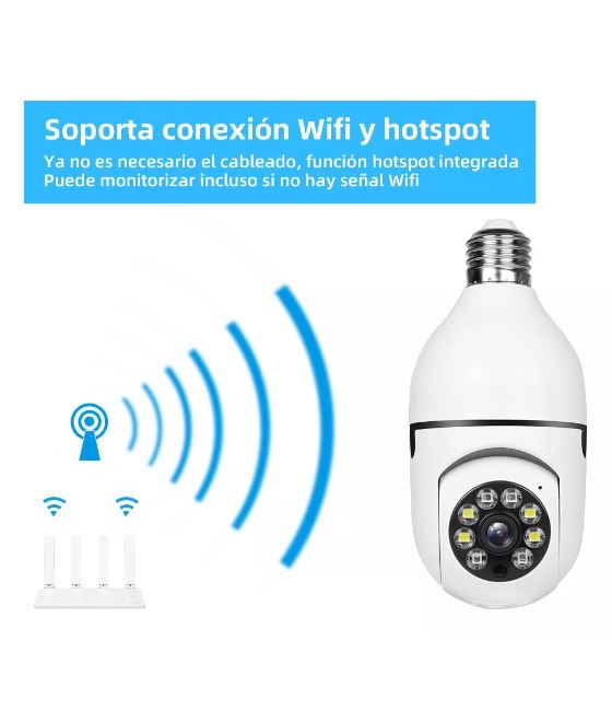 Cámara Seguridad 360 WiFi HD