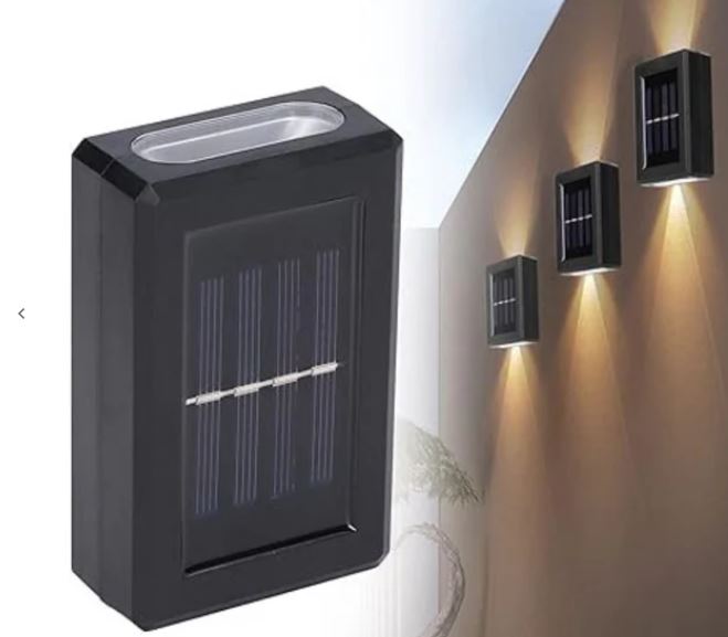 Luz de pared solar energía sostenible