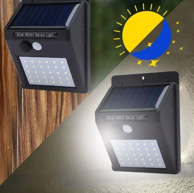 Foco Luz Solar 30 Led Sensor Movimiento