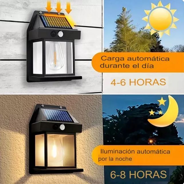 Lámpara Solar Forma Farol