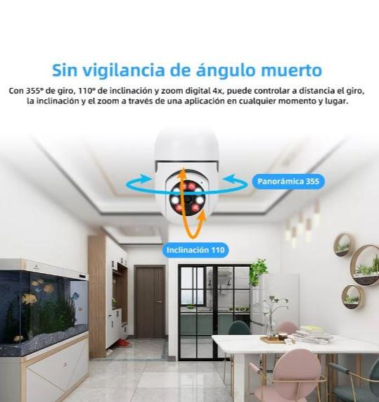 Cámara Seguridad 360 WiFi HD